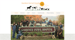 Desktop Screenshot of gardineranimalhospital.com