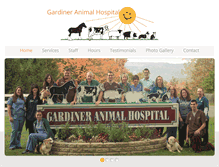 Tablet Screenshot of gardineranimalhospital.com